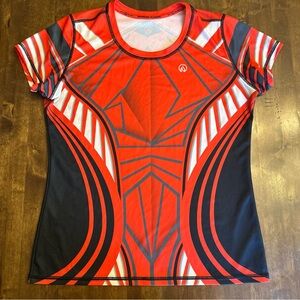 Inknburn Womens XL Tech Shirt Running Performance Race Triathalon‎ Gym Training